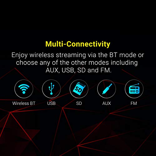 Image of ZEBRONICS Zeb-DHOOM 2 2.1 Multimedia Speaker with Bluetooth Connectivity,USB Connectivity and Aux Input
