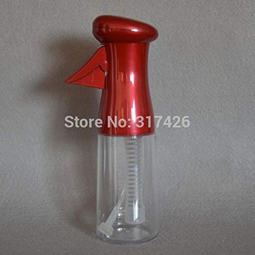 QPM 250ML Water Spray Bottle Hair Beauty Hairdressing Fine Mist Water Sprayer Bottle Continuous spray bottle,transparent burgundy,200ml