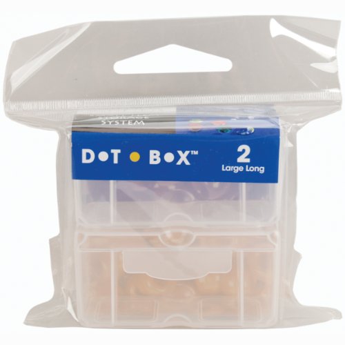 Cottage Mills Dot Box Refill Boxes, 2/Pkg, Large Long 2-1/2-Inch by 1-1/4-Inch by 1-Inch