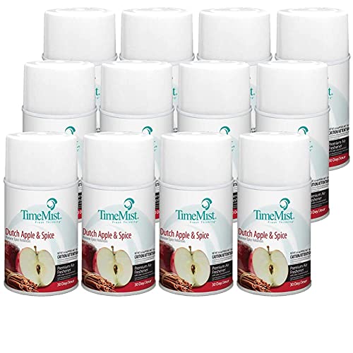 Timemist 1042818 Metered Fragrance Dispenser Refills, Dutch Apple And Spice, 7 Oz (Case Of 12) #TOP21