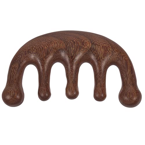 FOMIYES Wooden Massage Comb Portable Scalp Tool for Improved Skin Friendly Natural Design Hard Teeth for Relaxation for and Neck Use