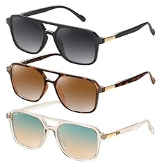 3pcs Black/Gray+brown Tortoise/Brown Grading+light Tea/Brown Grading