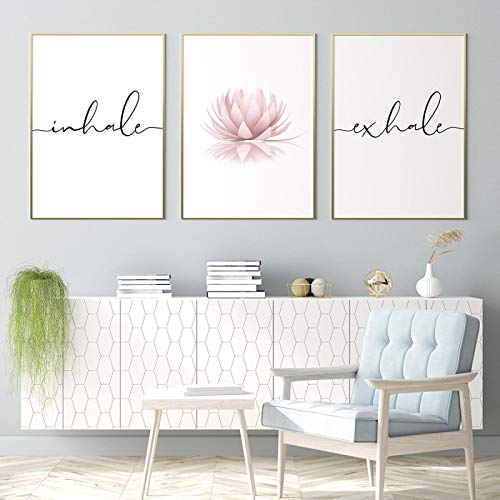 Affiches fleurs de lotus roses et bleues : l'art mural pour apaiser l'esprit