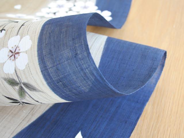 Amazon.co.jp: 和風タペストリー【枝垂月】約36×130cm 京都 洛柿庵 和