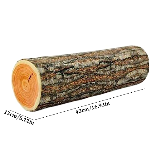 Coussin de conception de bois naturels long traversin doux pour chaise