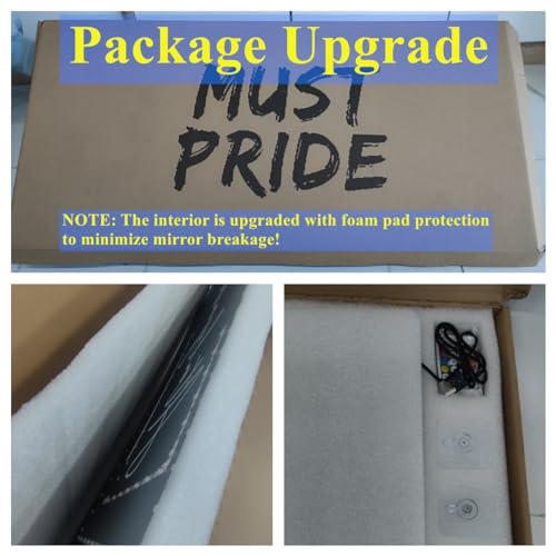 Roslily 32 Inch Personalised Name Mirror With Lights Led Color Changing Light Up Mirror Wall Mounted Name Neon Signs Gifts For New Year Birthday Valentine Living Room Decor thumb #8