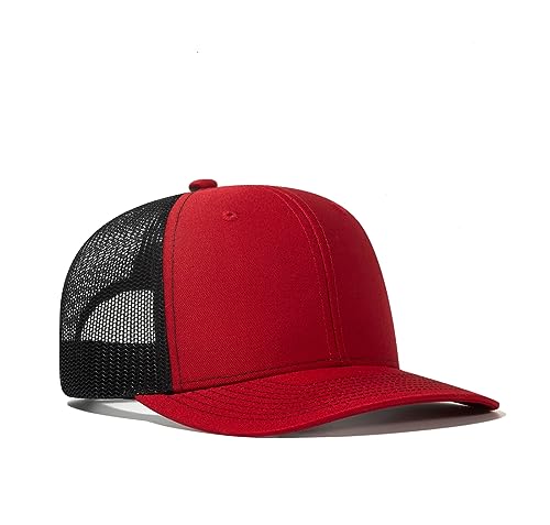 Image of Quanhaigou Trucker Hat - Mesh Snap Back - Unisex Adjustable Baseball Cap - Outdoor Hats for Men Women