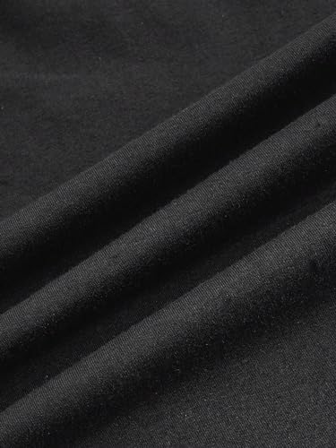 Floerns Women's High Waist Elastic Leopard Patched Leggings Flare Leg Pants4