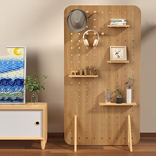 Cloison de séparation autonome marron 60x120 avec étagère fixe