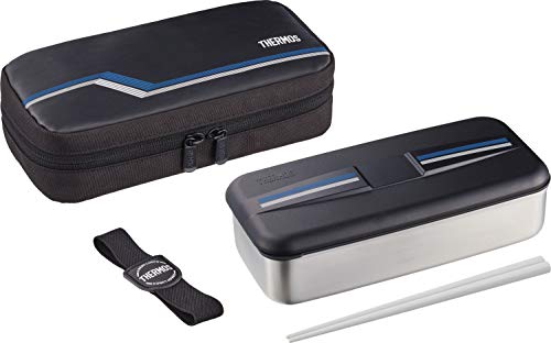 Thermos DSD-704 L-BK Fresh Lunch Box, 23.7 fl oz (700 ml), Line Black