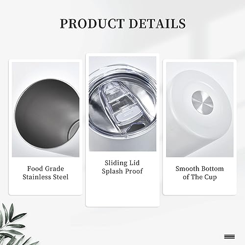 20oz Tumbler black glitter Travel Coffee Mug Insulated Stainless Steel Double Wall Tumbler for Hot & Cold Drinks Reusable Drink Thermos Cup Iced Tea Mug Gifts for Women Men