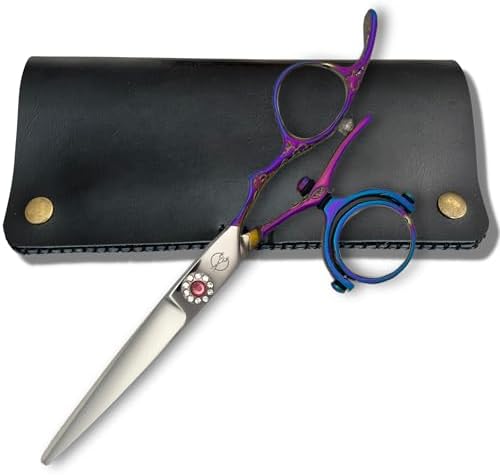6-Inch Swivel Thumb Hair Cutting Scissors - Professional Salon an...