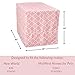 MidWest Homes for Pets Intermediate Dog Crate Cover Featuring Teflon Fabric Protector, Poly-Cotton Privacy Kennel Cover Fits Most 36-Inch Crates, Pink Designer Print, Machine Washable, Reduces Barking