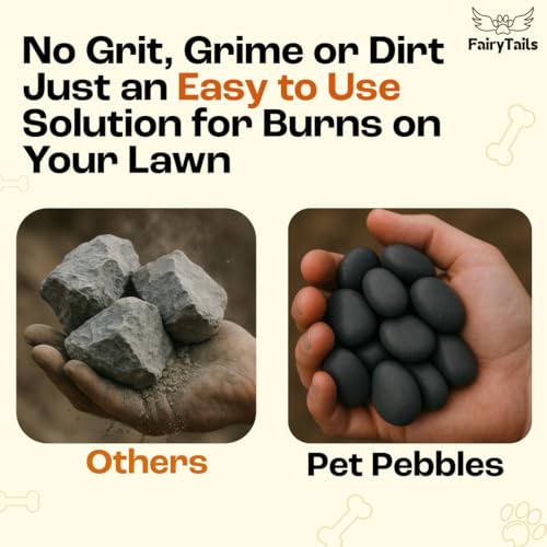 Fairy Tails Pet Pebbles – Natürlicher Hunde-Urin-Neutralisierer für Wassernäpfe, Grasreparatur, Urinverbrennungsflicken-Reparatur/Fleckenverhinderer für Haustiere