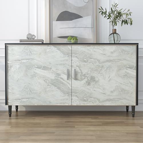 VaryPaper Matte Light Grey Marble Contact Paper Peel and Stick Countertops Waterproof Kitchen Countertop Wallpaper Marble Vinyl Wrap for Cabinets Removable Marble Wallpaper for Bathroom 15.7''x78.7'' by VaryPaper - Used condition - Image 9