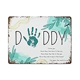 Gedicht für Vater, Handkunst, Vatertag, Kinder, Baby, Kleinkind, Andenken, Bastelkarte,...