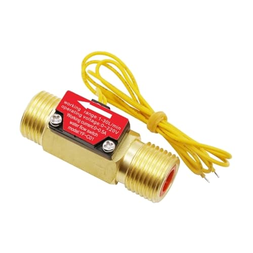 ���ʑ���B G1/2'' 4 Points Control Flowmeter Male Thread 1.5-30L/Min Liquid Flow Sensor for Water Oil .�Y�Ɨp