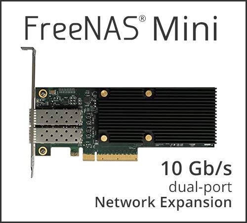 FreeNAS Mini XL+ 10Gb Dual-Port Upgrade SFP+ Ports Twinax/DAC