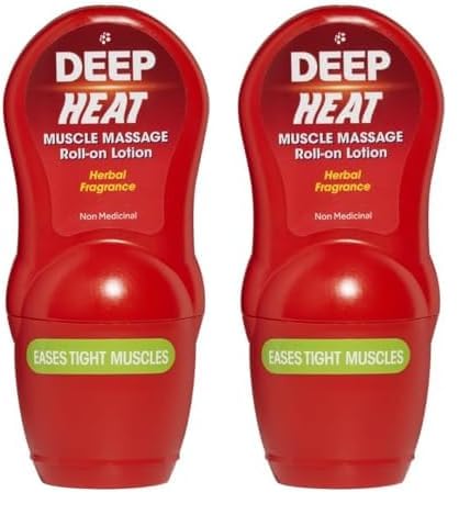 Deep Heat Muscle Massage Roll-On Lotion, 50ml
