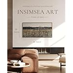 InSimSea Extra Large Framed Vintage Wall Art, Living Room Country Farmhouse Decor, Flower Meadow Landscape Paintings, Canvas Prints, Retro Scenery Long Pictures for Bedroom Above of Bed,20x40inch - Image 2