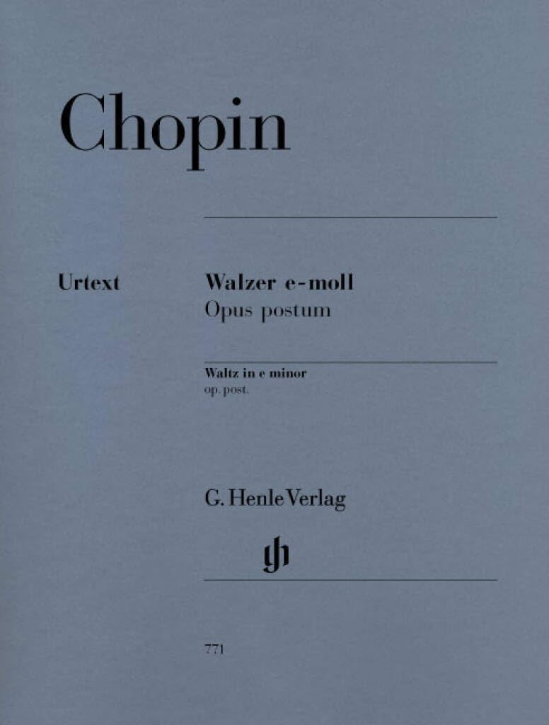 Waltz e minor op. post. - piano - (HN 771)
