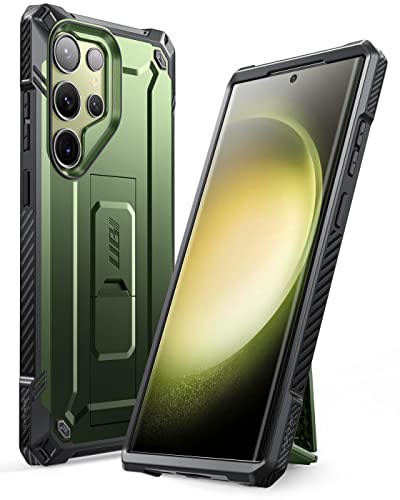 SUPCASE Unicorn Beetle Case for Samsung Galaxy S23 Ultra 5G (2023) / S22 Ultra 5G (2022) with Built-in Kickstand Slim Rugged Shockproof Protective Case (Guldan)