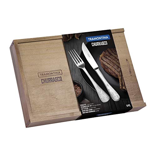 Talheres Para Churrasco Classic 8 Peças 66928614 Tramontina