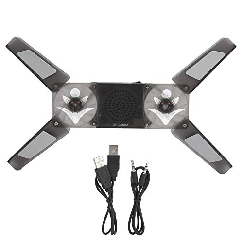 Base enfriadora para laptop con ventiladores LED azules