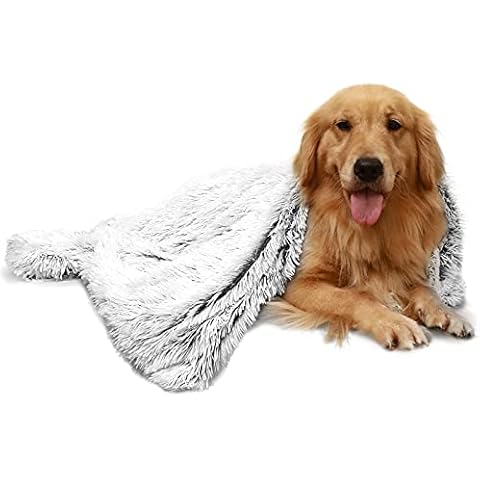 ANWA Calming Dog Blanket Large Size, Shag Vegan Fur Dog Blanket, Soft Dog Blanket Multiple Use Cover