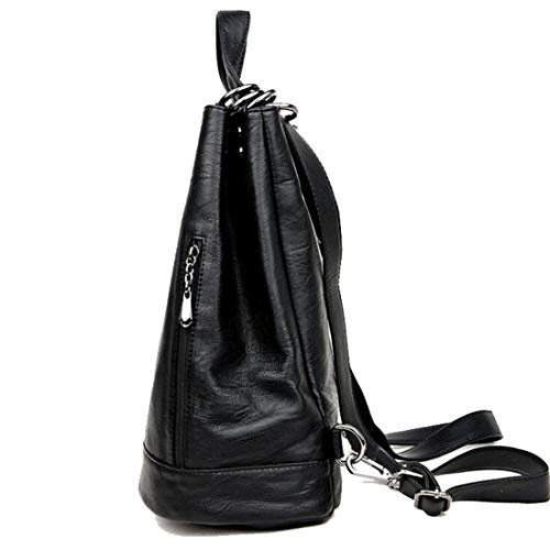 Damskie damskie torebki ze skóry PU i plecak 2 w 1 vintage plecak zakupy miasto uczelnia uni plecak na ramię na co dzień - 28 * 33 * 12 cm