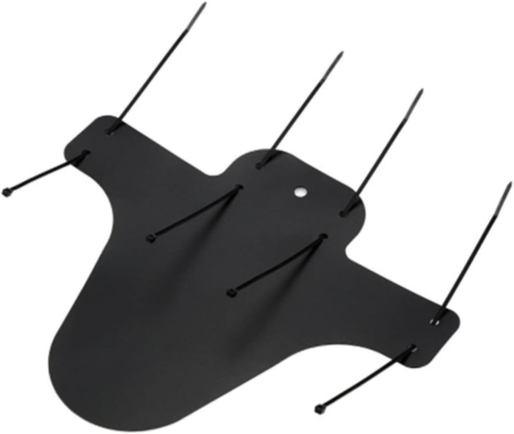 2sets Bike Mud Guard Set Lightweight Easy to Install Front Fork Protection for Mountain Road Bicycles Black Mudguard for Rain Dirt Resistance