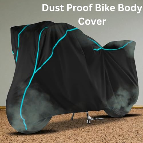 Image of Water Resistant Bike Cover for Triumph Speed T4 All Weather, UV Heat Resistant, Dustproof, Triple Stitched, Windproof Elastic Bottom