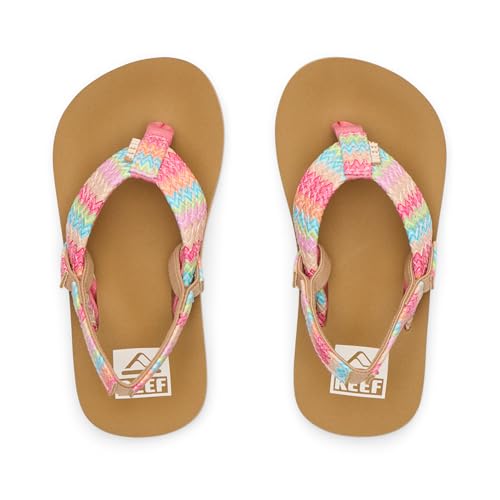 Image of REEF Girls Toddler /Little Kid Ahi Beach Flip Flop, Soft Cushion Footbed, Water Friendly