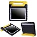 HDE Shock Proof iPad Case for Kids Bumper Cover Handle Stand for Apple iPad 2 iPad 3 iPad 4 (Black & Yellow)