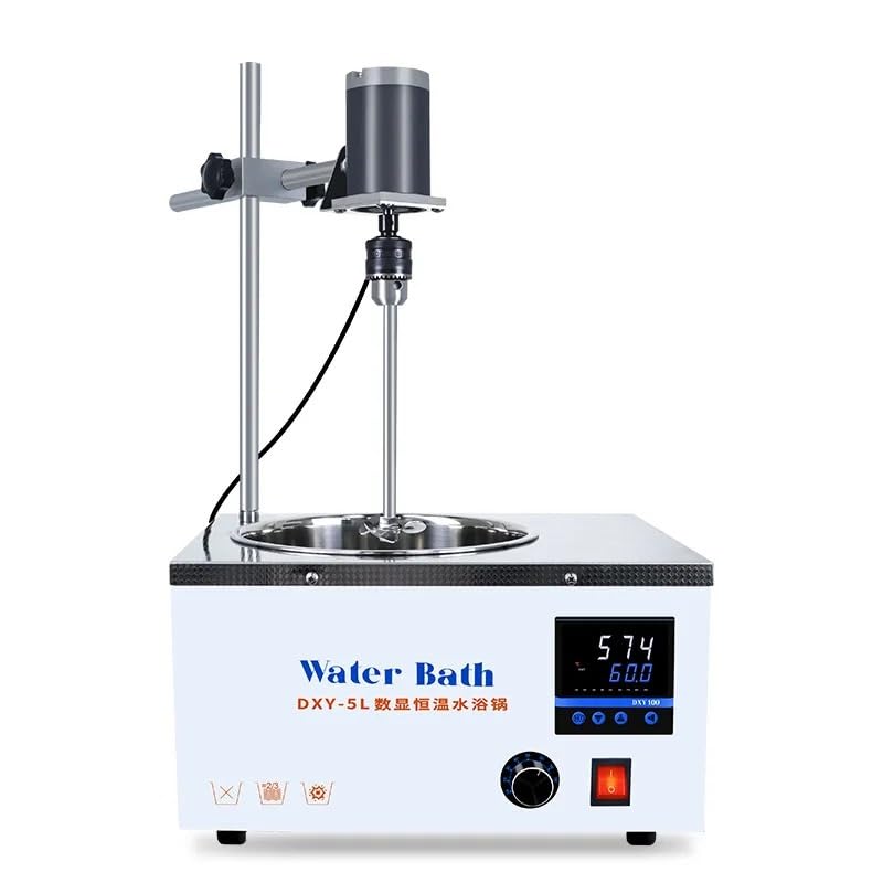 Baño María de laboratorio, Olla de baño de agua agitadora eléctrica termostática digital de 2L/5L(5L)