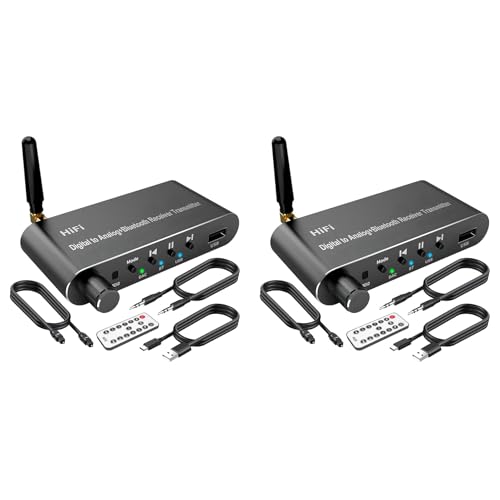 Émetteur Récepteur Bluetooth 5.1 et Convertisseur Audio Numérique vers Analogique Coaxial pour TV