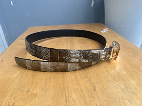 Genuine Alligator NATURAL belly leather belts buckle for men, real crocodile original skin Men's belt3