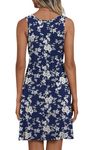 Image of CATHY 2026 Womens Casual Dress Summer Sleeveless Dresses V Neck Wrap Sexy Sundress with Pockets S-2XL