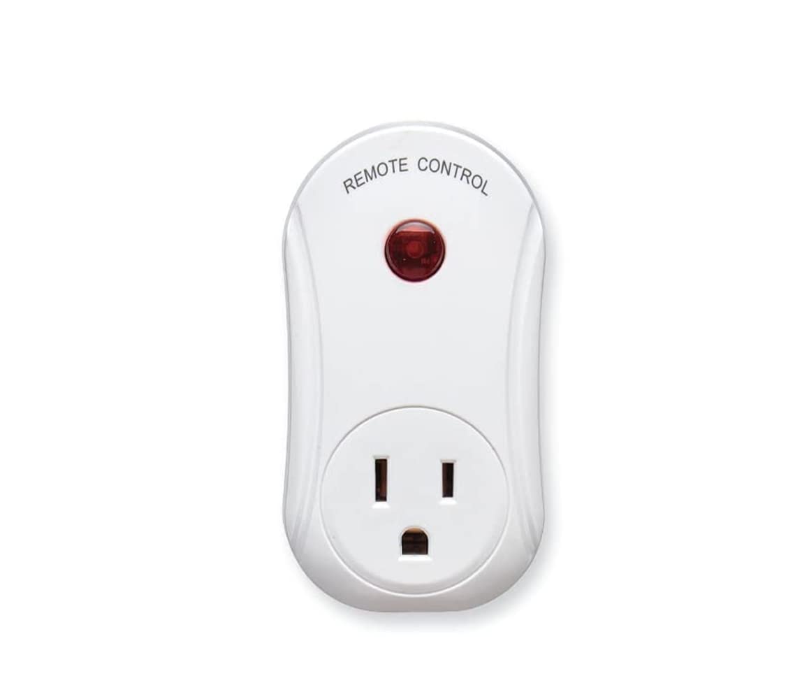 SAGEFINDS Wireless Remote Control Electrical Outlet Switch Power Plug in for Lamps, Fans