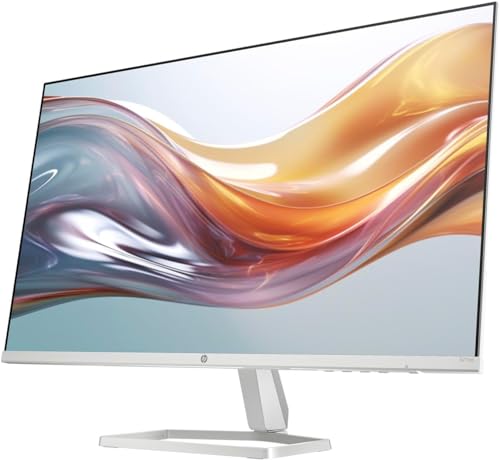 Image of HP 2026 27sw Monitor 2 Pack 94F46AA#ABA - 27 inch IPS Display - Flicker-Free Technology - Silver