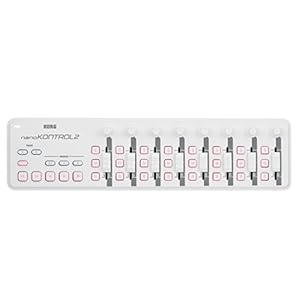 KORG nanoKONTROL2 – Slimline USB MIDI Controller – White