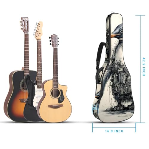 JRHEJTFZ Housse pour guitare acoustique de 1,9 cm d’épaisseur – Imperméable – Durable et élégant – Motif pingouin mignon, Multicolore 4., 42.9×16.9×4.7 in, Motif imprimé tendance - Les Beatles, Paul McCartney, John Lennon, RIngo Starr, George Harrison JRHEJTFZ Housse pour guitare acoustique de 1,9 cm d'épaisseur - Imperméable - Durable et élégant - Motif pingouin mignon, Multicolore 4., 42.9x16.9x4.7 in, Motif imprimé tendance – Image 6