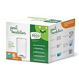 Pail Buddies Diaper Pail Refills | 6 Count | Compatible with Dekor Plus Diaper Pail | Strong, Durable Diaper Pail Refills with Fresh, Baby Powder Scent