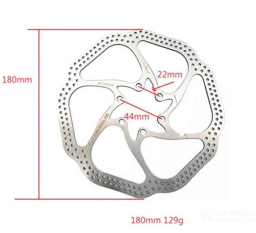image for Zsling 1pack Stainless Steel MTB Disc Brake Rotor with 6 Bolts 160mm 1