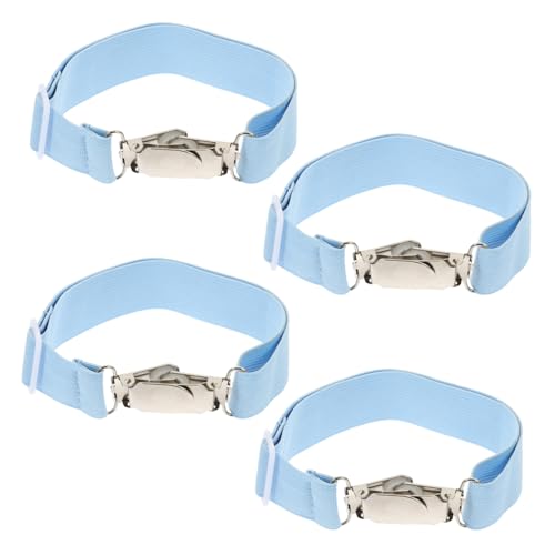 HOODANCOS 4Pcs Adjustable Elastic Bed Sheet Fasteners Non Slip Straps Clips for Fitted Mattress Covers Sofa Prevent Movement Easy Installation Design