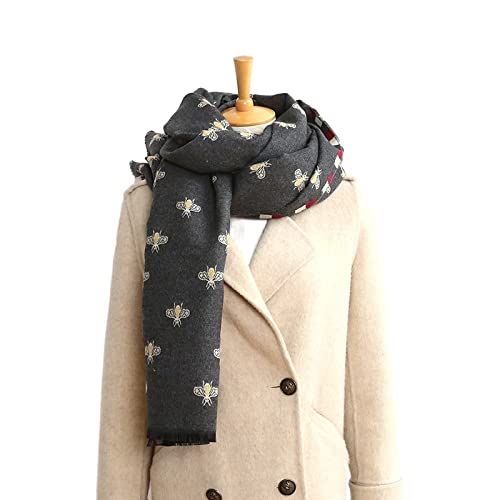 Sciarpa Scialle Sciarpa da donna invernale sciarpa doppia lati inverno inverno caldo cashmere scialle wrap morbido sciarpe coperta di moda regalo for le donne signore Stola Elegante
