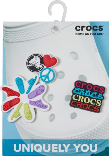 Image of Crocs Unisex's Jibbitz Shoe Superfan Multi Pack, Cute Charms Fan, 3 Pack