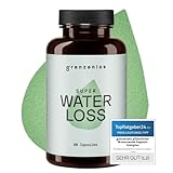 grenzenlos® Super Water Loss mit Brennnessel-Extrakt & Magnesium für einen normalen Elektrolythaushalt bei Entwässerungskuren – natürliche Hilfe bei Wassereinlagerungen – Made in Germany (90 Kapseln)