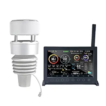 Ecowitt Wittboy Pro Weather Station HP2564 with 7-Inch TFT Display and WS90 Outdoor Sensor