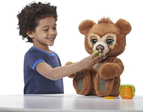 Fur Real Friends Cubby The Curious Bear Interactive Plush Toy, Ages 4 and Up